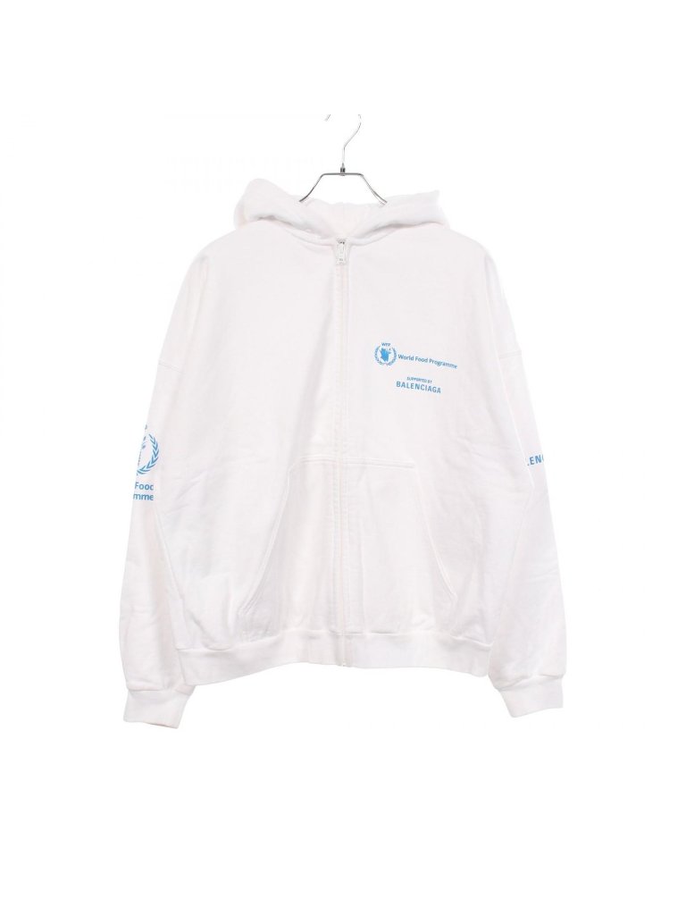 Balenciaga Hoodie Wfp Brushed Lining Cotton Wfp Zip